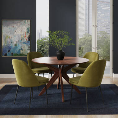 Fenway 5 Piece Pedestal Dining Set